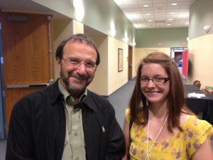 Vincent Racaniello with a TWiV fan